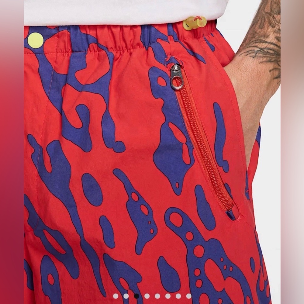 Nike Sportswear Project F.R.O.G. Parachute Pants HQ0467-635 Men’s Sizes Red - Picture 9 of 15